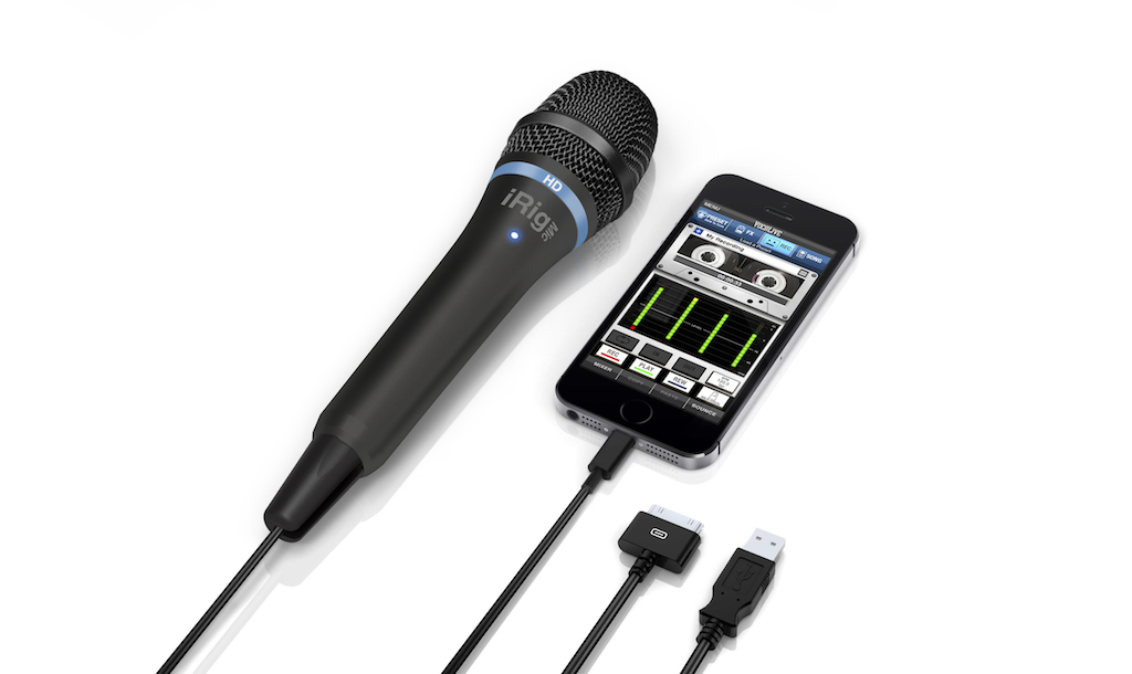 Одновременное подключение айфона 6 к зарядке и микрофона ik multimedia irig mic hd